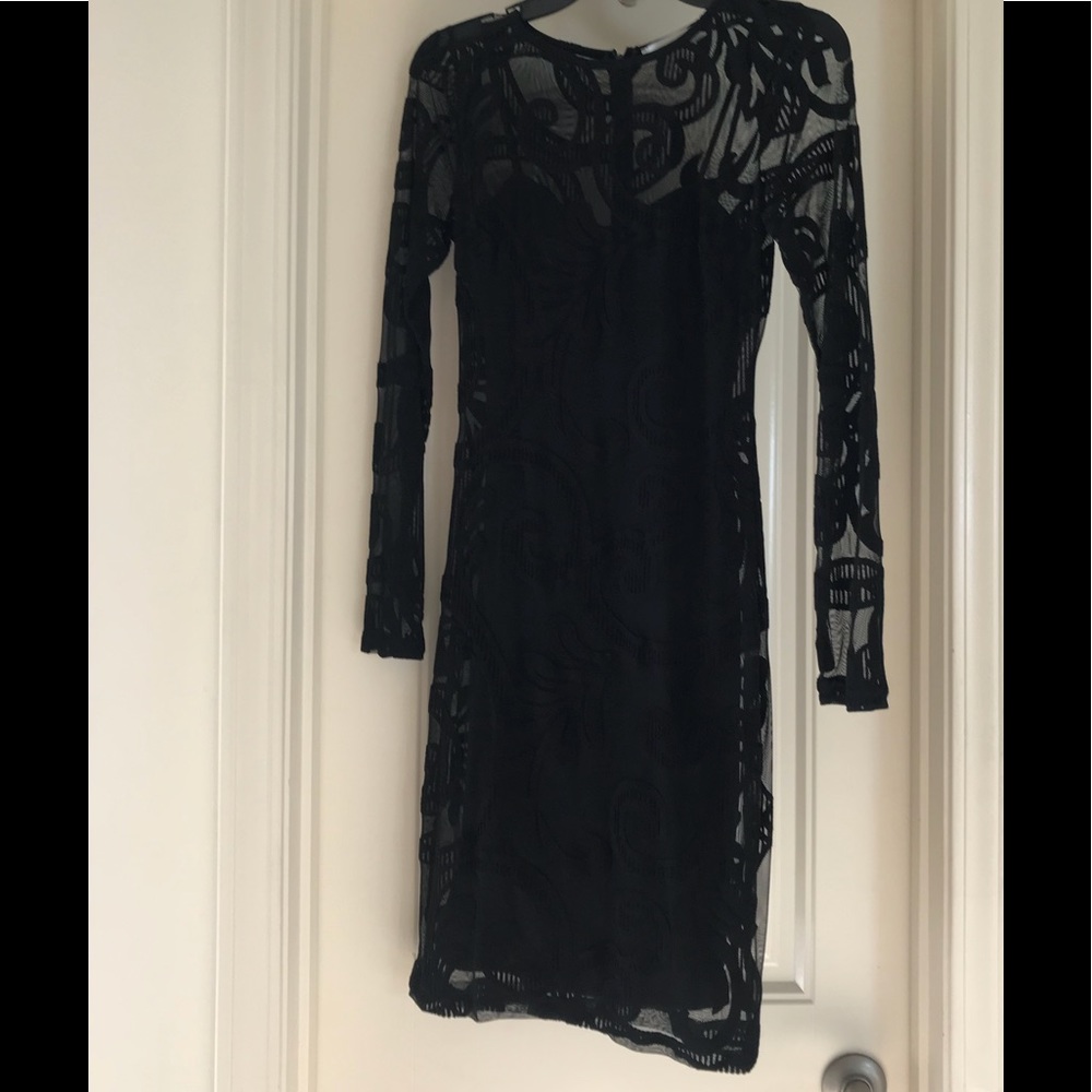 Black lace dress Size Small.